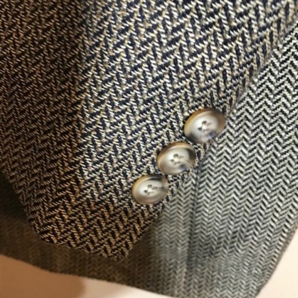 Vintage, Retro with style, Italian cut 100% wool and silk Blaser, a REAL CLASSIC - Picture 4 of 7